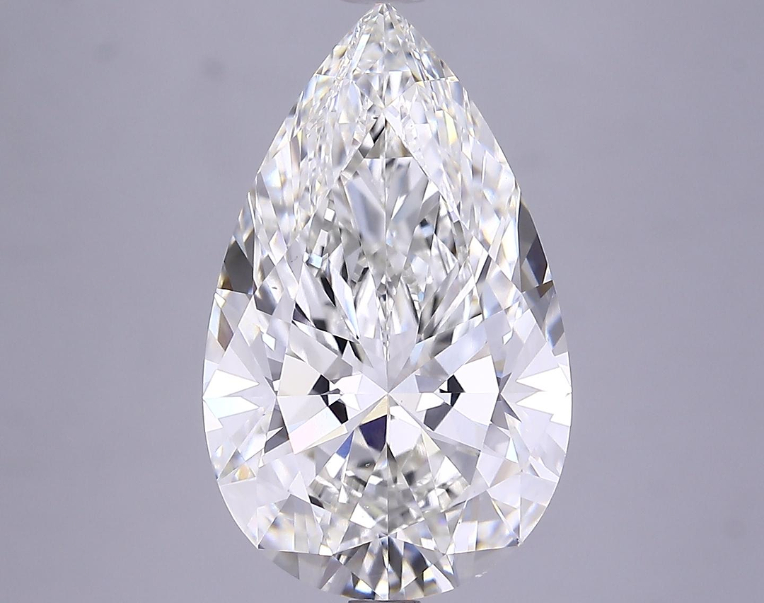 6.0 Carat Pear Shaped Ideal Cut VS1 IGI Certified Lab Grown Diamond
