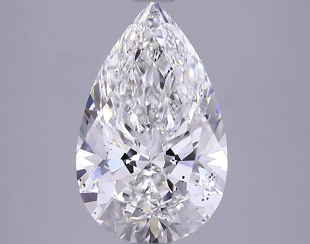 3.28 Carat Pear Shaped Ideal Cut SI1 IGI Certified Lab Grown Diamond