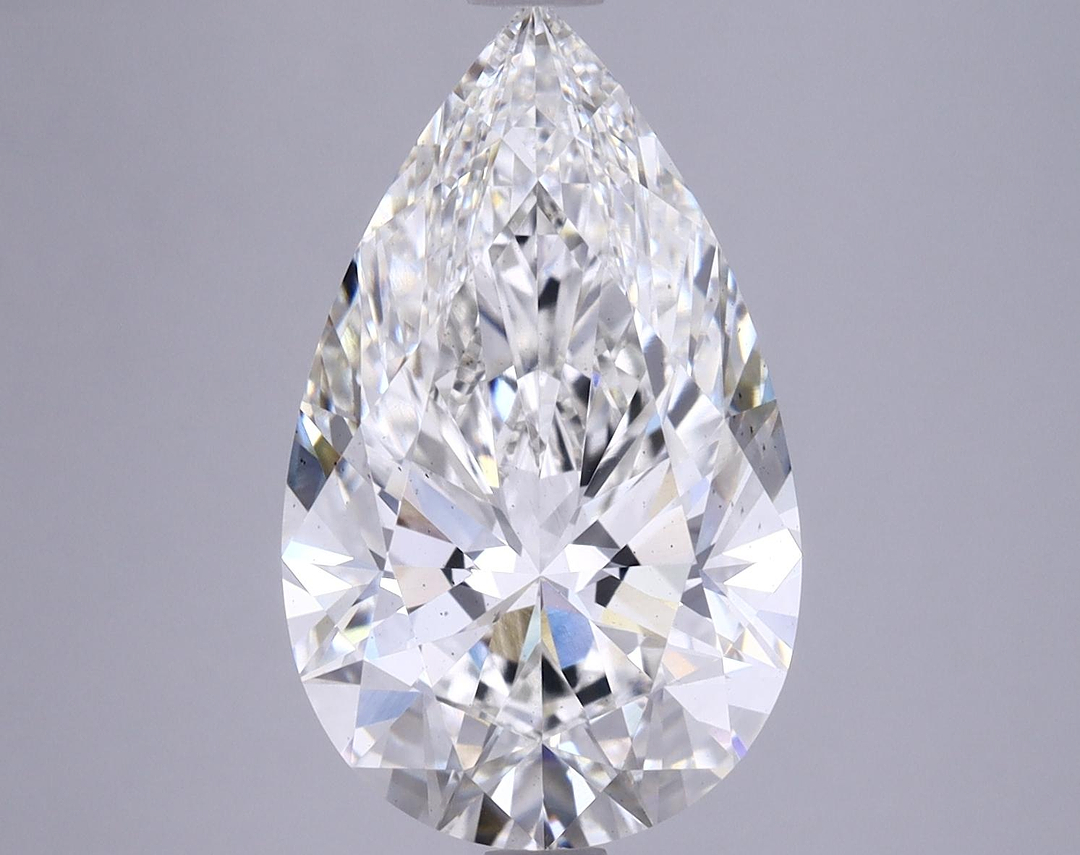4.63 Carat Pear Shaped Ideal Cut VS2 IGI Certified Lab Grown Diamond