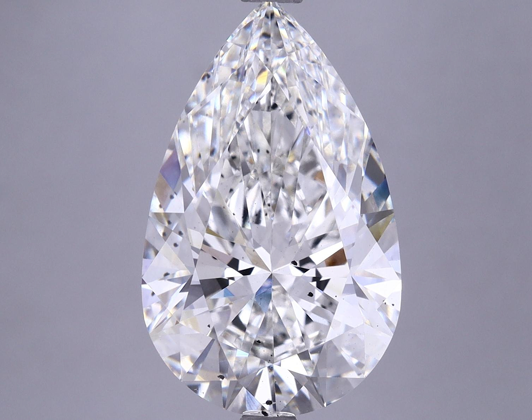 5.88 Carat Pear Shaped Very Good Cut SI1 IGI Certified Lab Grown Diamond