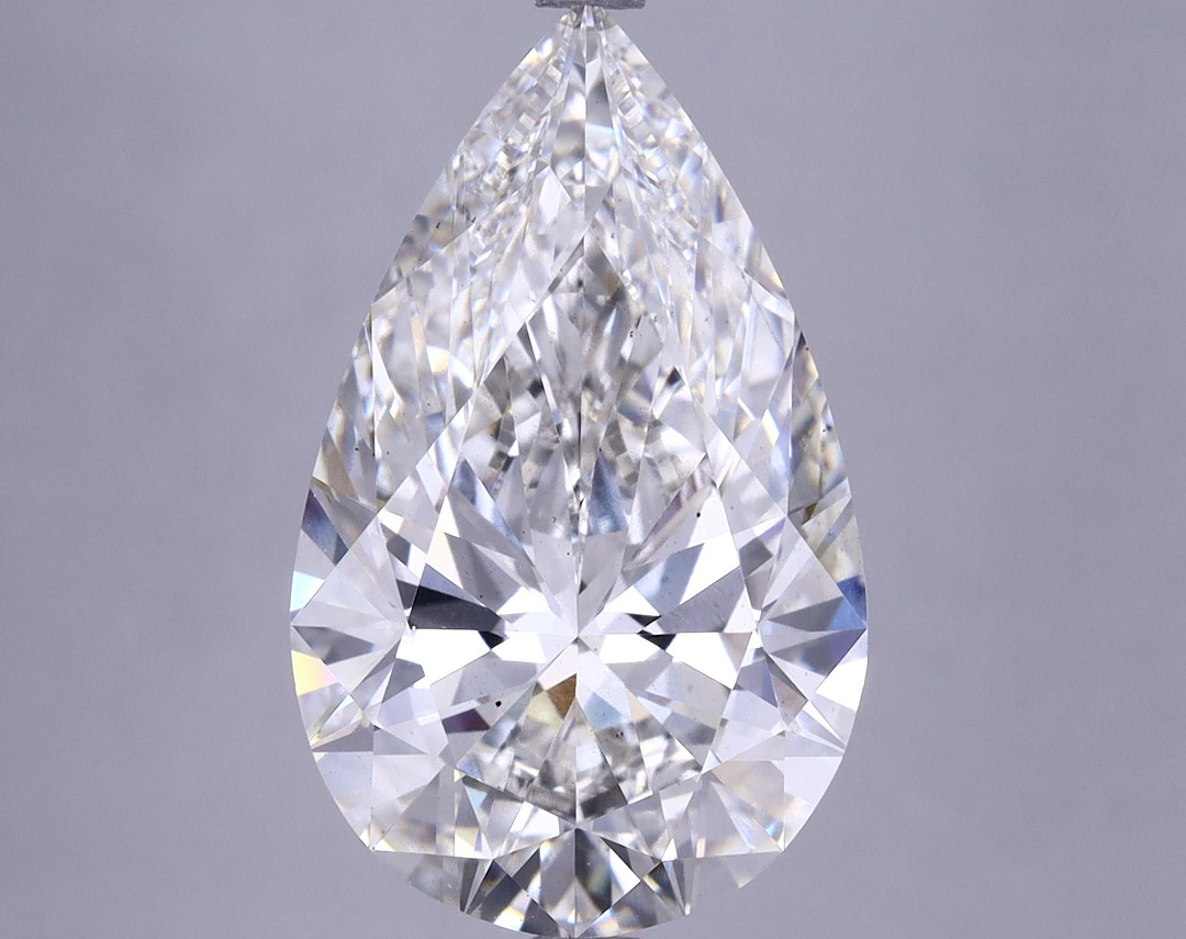 6.01 Carat Pear Shaped Ideal Cut VS2 IGI Certified Lab Grown Diamond