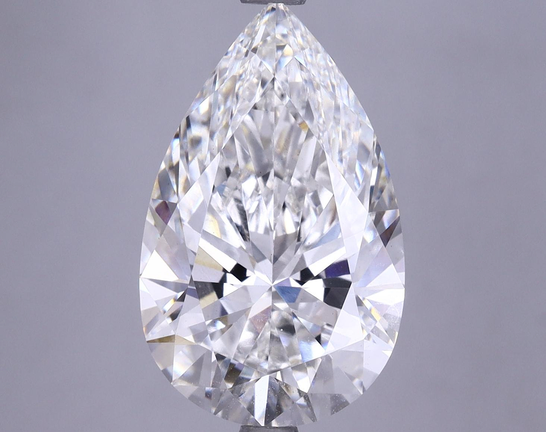 5.5 Carat Pear Shaped Ideal Cut VS1 IGI Certified Lab Grown Diamond