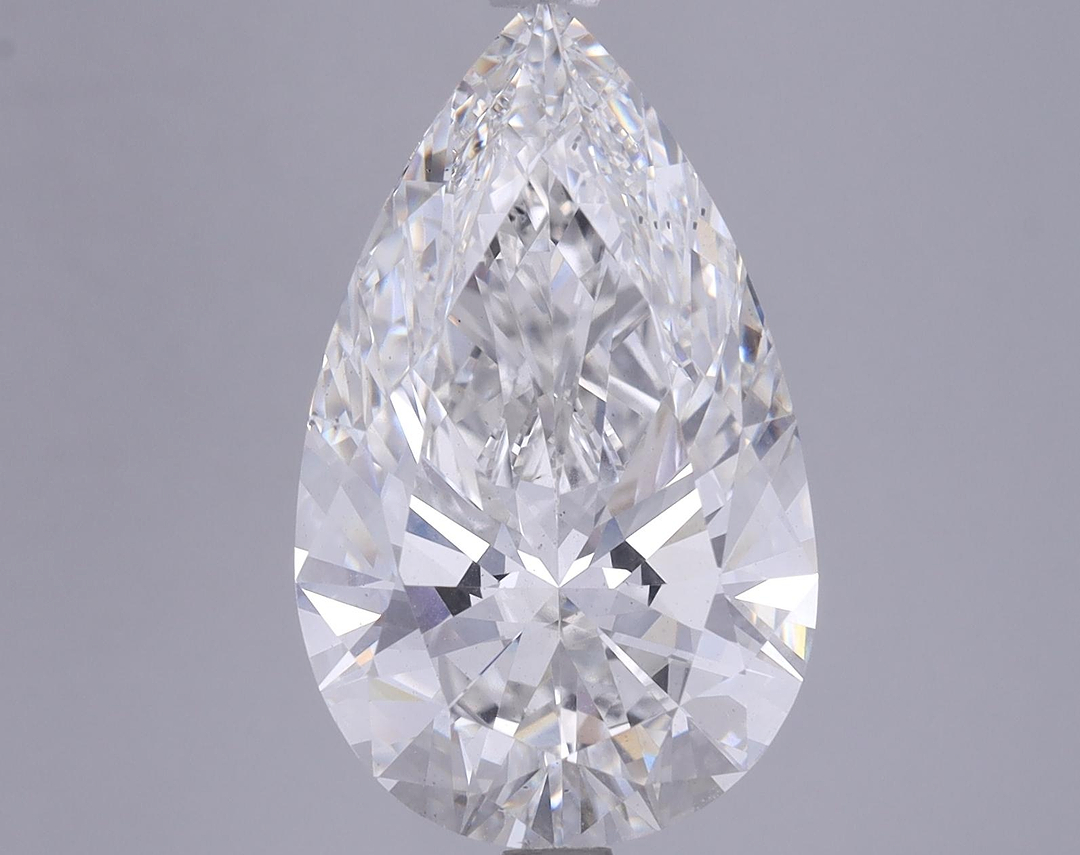 6.53 Carat Pear Shaped Ideal Cut VS2 IGI Certified Lab Grown Diamond