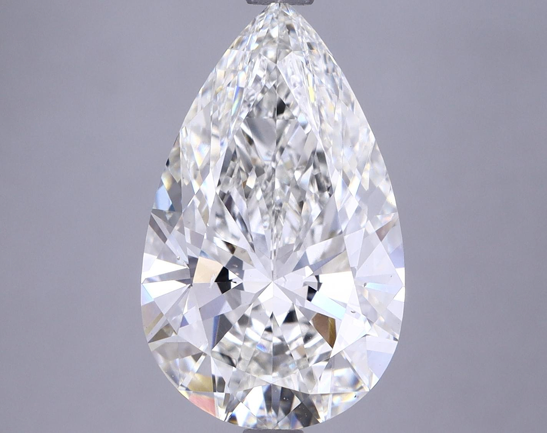4.76 Carat Pear Shaped Ideal Cut VS2 IGI Certified Lab Grown Diamond