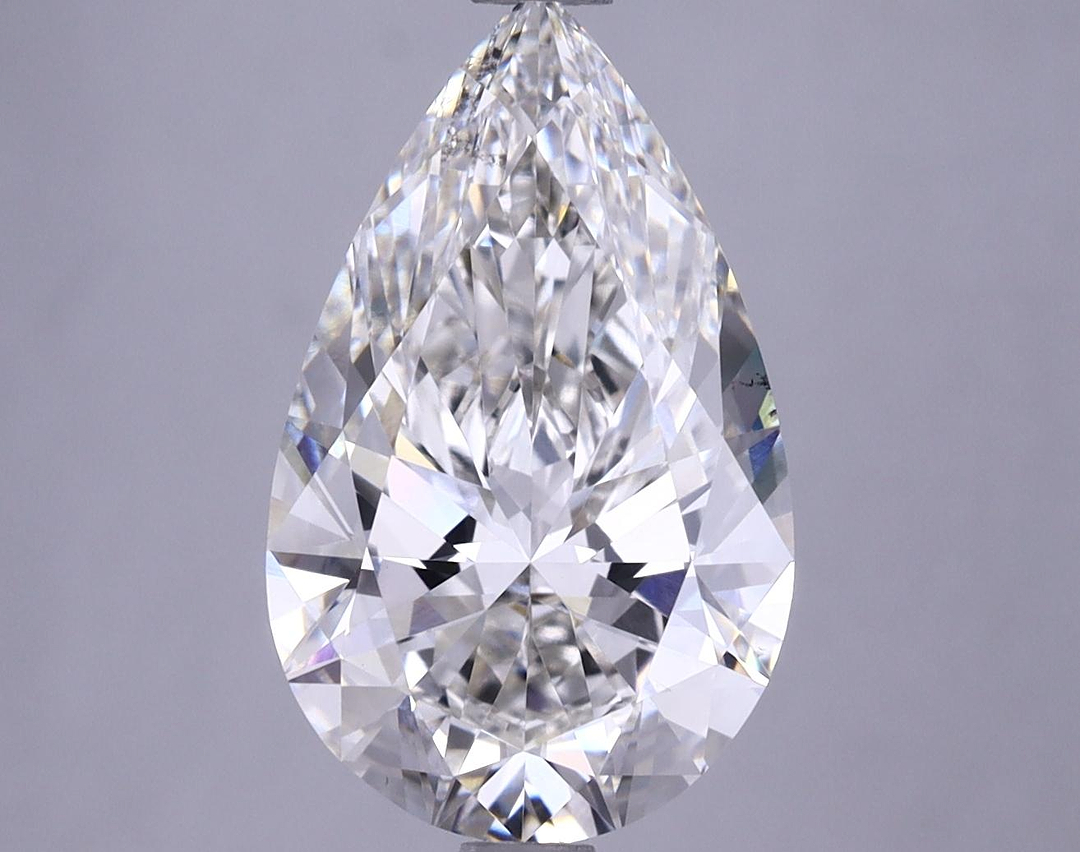 3.78 Carat Pear Shaped Ideal Cut VS2 IGI Certified Lab Grown Diamond