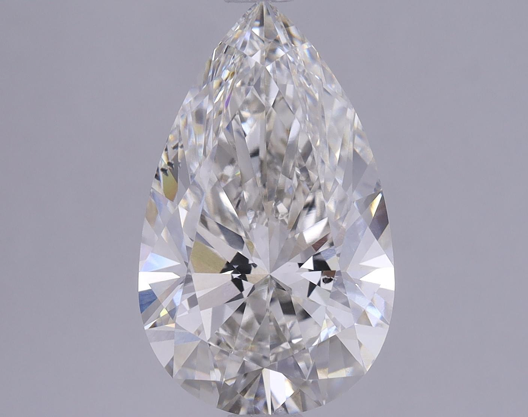 2.93 Carat Pear Shaped Ideal Cut VS2 IGI Certified Lab Grown Diamond