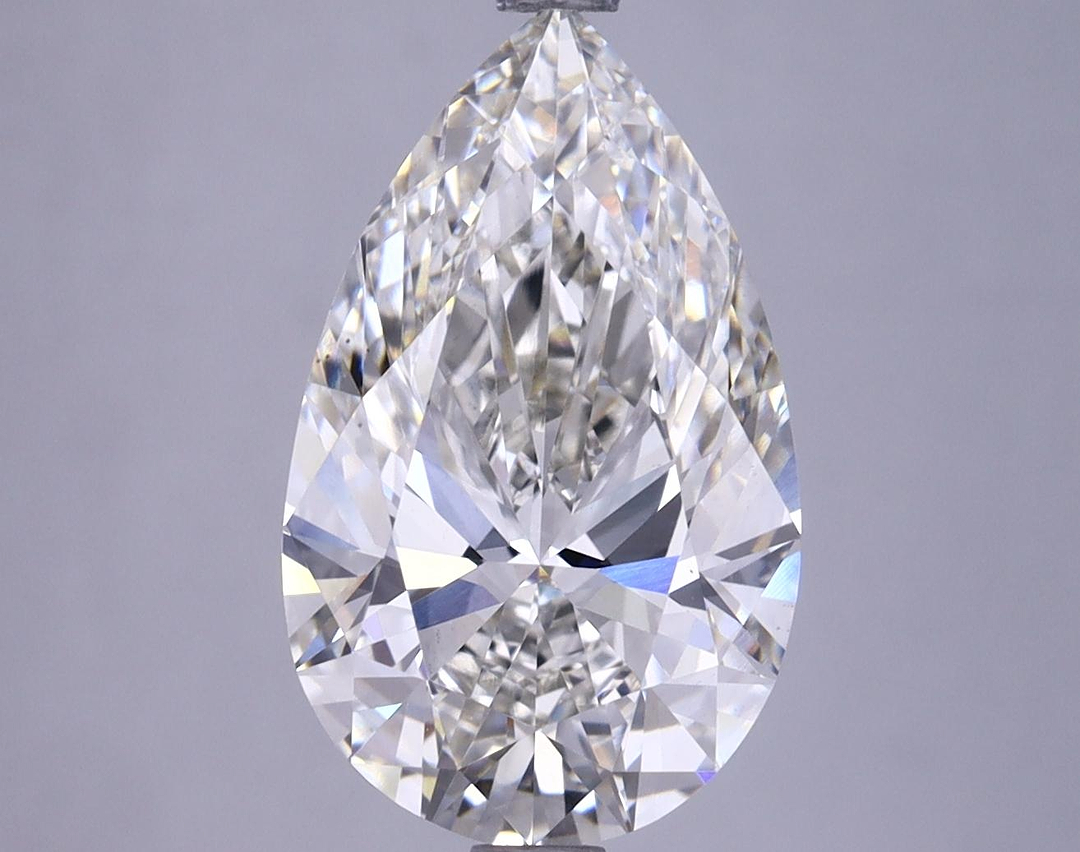3.75 Carat Pear Shaped Ideal Cut VS1 IGI Certified Lab Grown Diamond