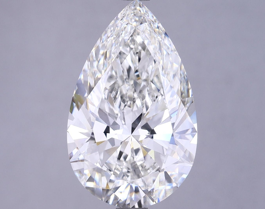 4.19 Carat Pear Shaped Ideal Cut VS1 IGI Certified Lab Grown Diamond