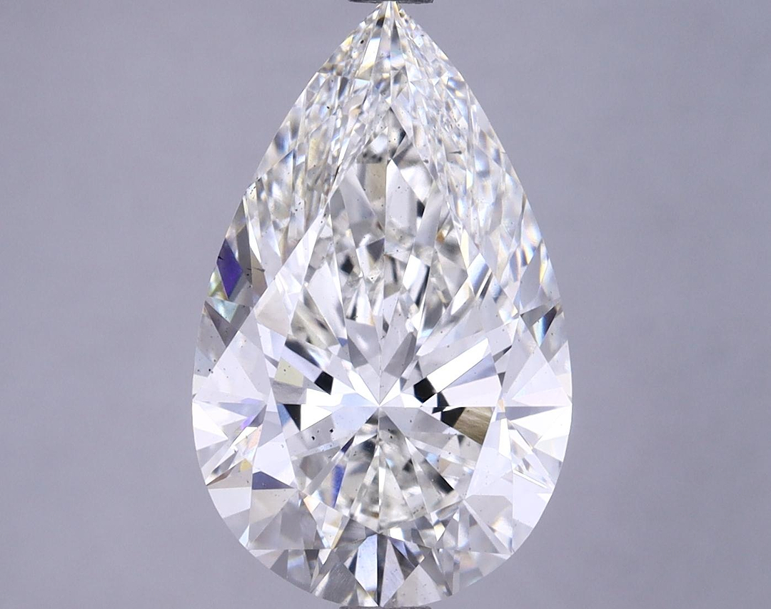 4.72 Carat Pear Shaped Ideal Cut VS2 IGI Certified Lab Grown Diamond