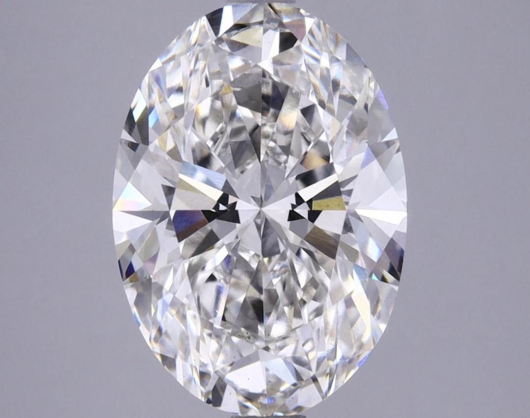 3.68 Carat Oval Shaped Ideal Cut VS2 IGI Certified Lab Grown Diamond