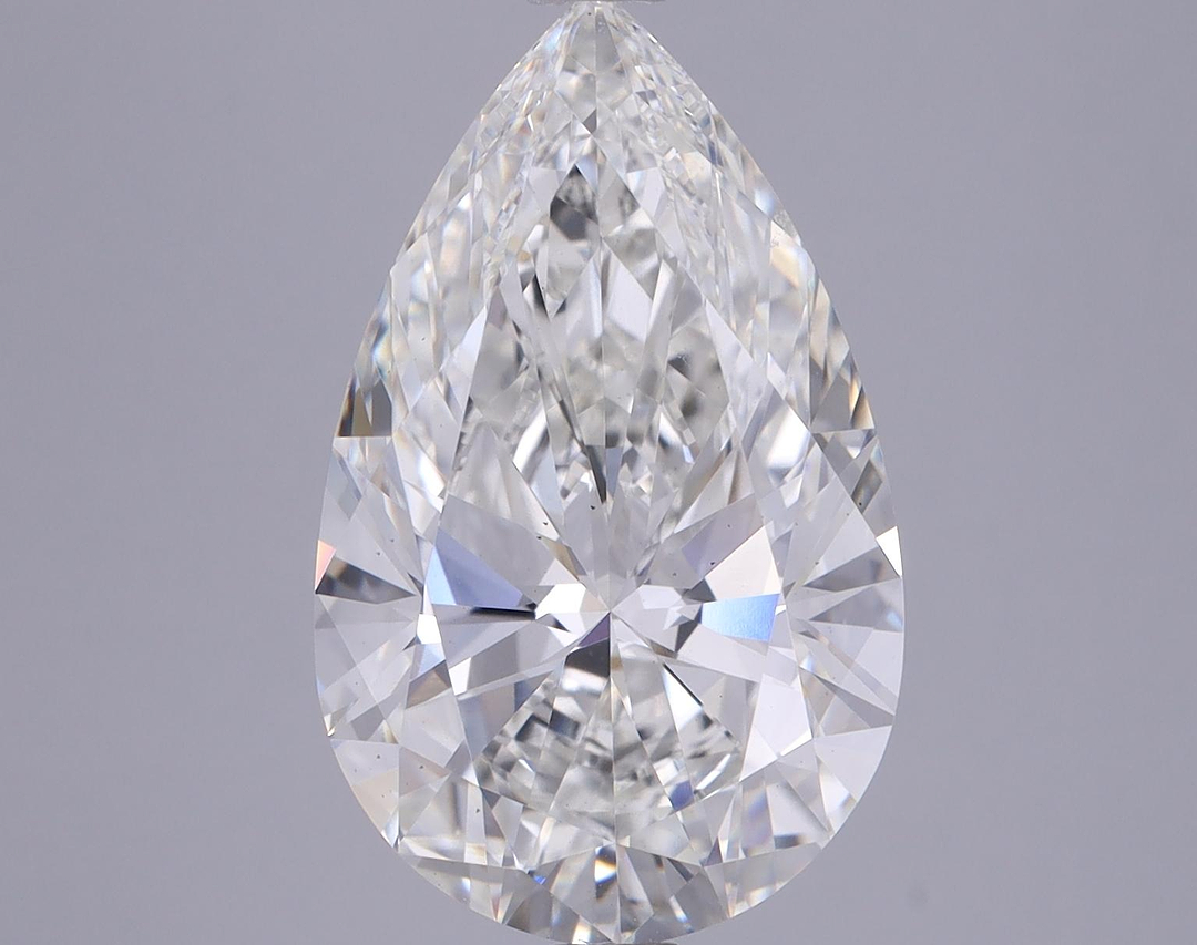 4.98 Carat Pear Shaped Ideal Cut VS2 IGI Certified Lab Grown Diamond