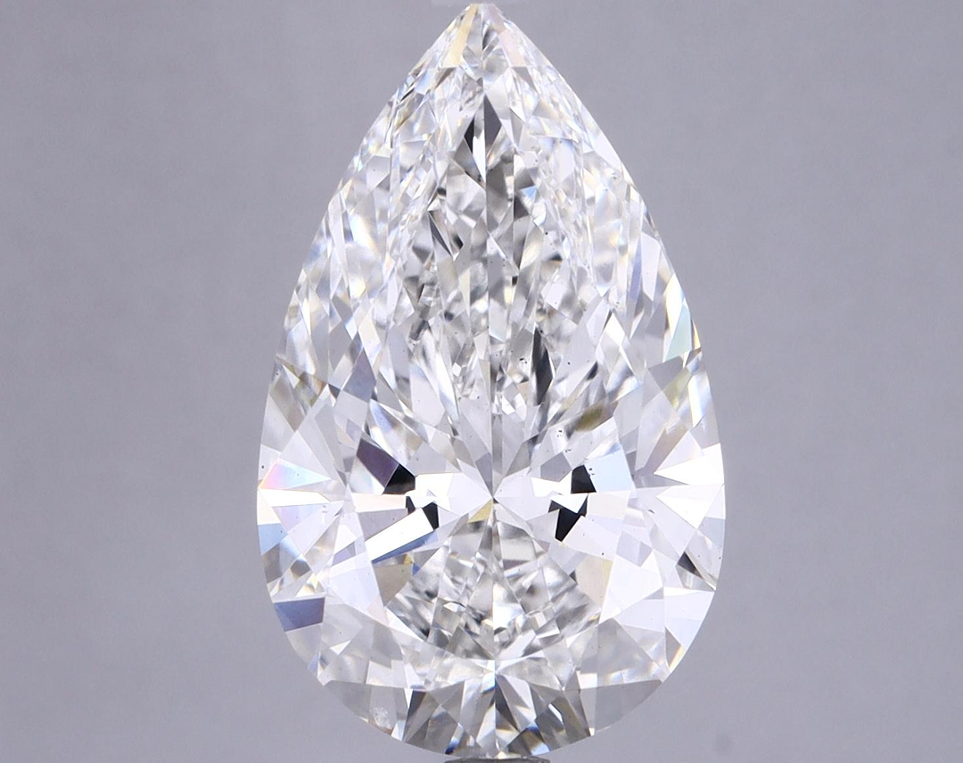 5.32 Carat Pear Shaped Ideal Cut VS2 IGI Certified Lab Grown Diamond