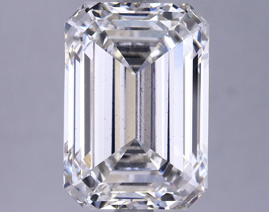 4.88 Carat Emerald Shaped Ideal Cut VS2 IGI Certified Lab Grown Diamond