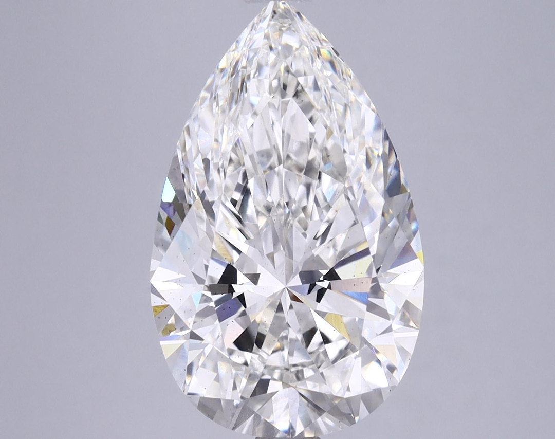 5.24 Carat Pear Shaped Ideal Cut VS2 IGI Certified Lab Grown Diamond