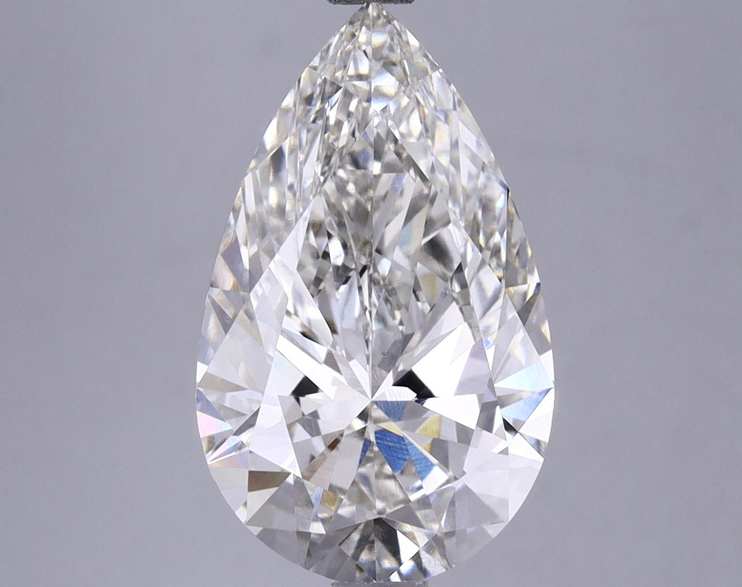 3.67 Carat Pear Shaped Ideal Cut VS1 IGI Certified Lab Grown Diamond