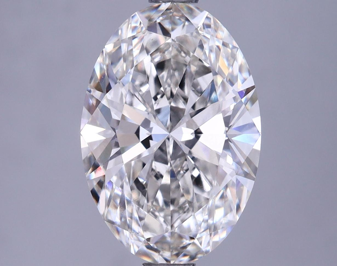 2.42 Carat Oval Shaped Ideal Cut VVS2 IGI Certified Lab Grown Diamond