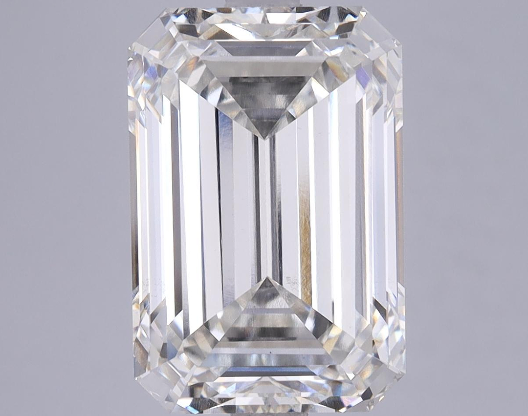 6.19 Carat Emerald Shaped Ideal Cut VS2 IGI Certified Lab Grown Diamond