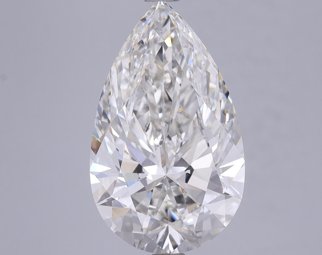 4.66 Carat Pear Shaped Ideal Cut VVS2 IGI Certified Lab Grown Diamond