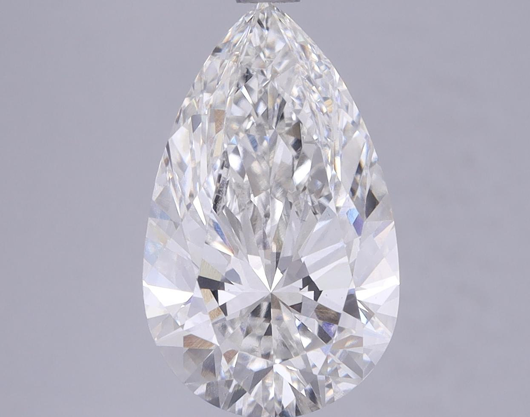 3.36 Carat Pear Shaped Ideal Cut VS2 IGI Certified Lab Grown Diamond