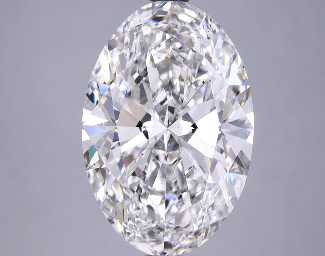 4.14 Carat Oval Shaped Excellent Cut SI1 IGI Certified Lab Grown Diamond