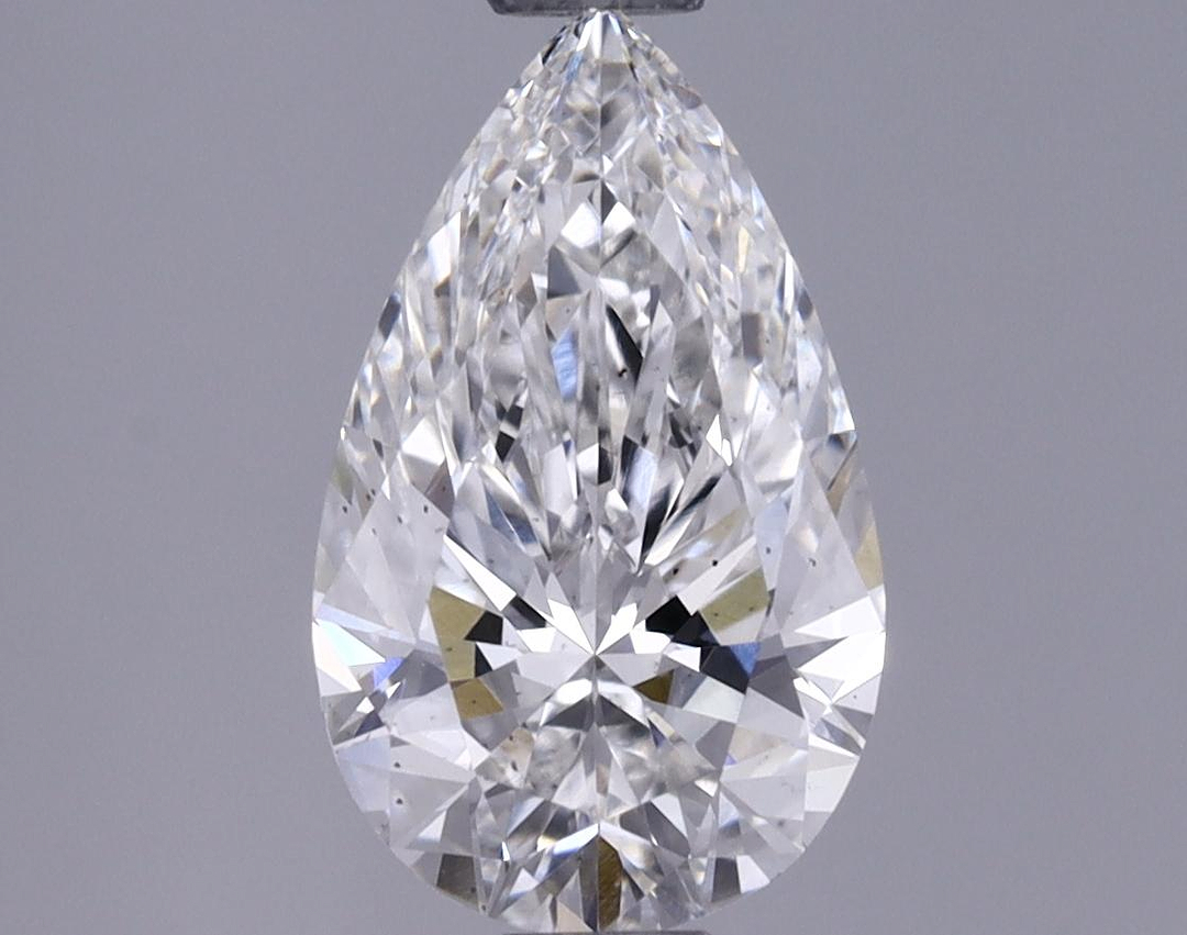 1.06 Carat Pear Shaped Ideal Cut SI1 IGI Certified Lab Grown Diamond