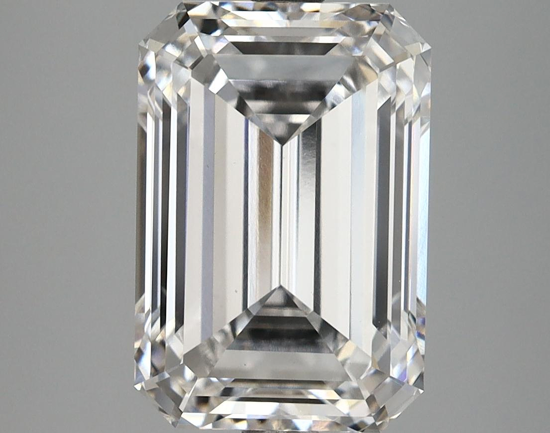 4.9 Carat Emerald Shaped Ideal Cut VS2 GIA Certified Lab Grown Diamond