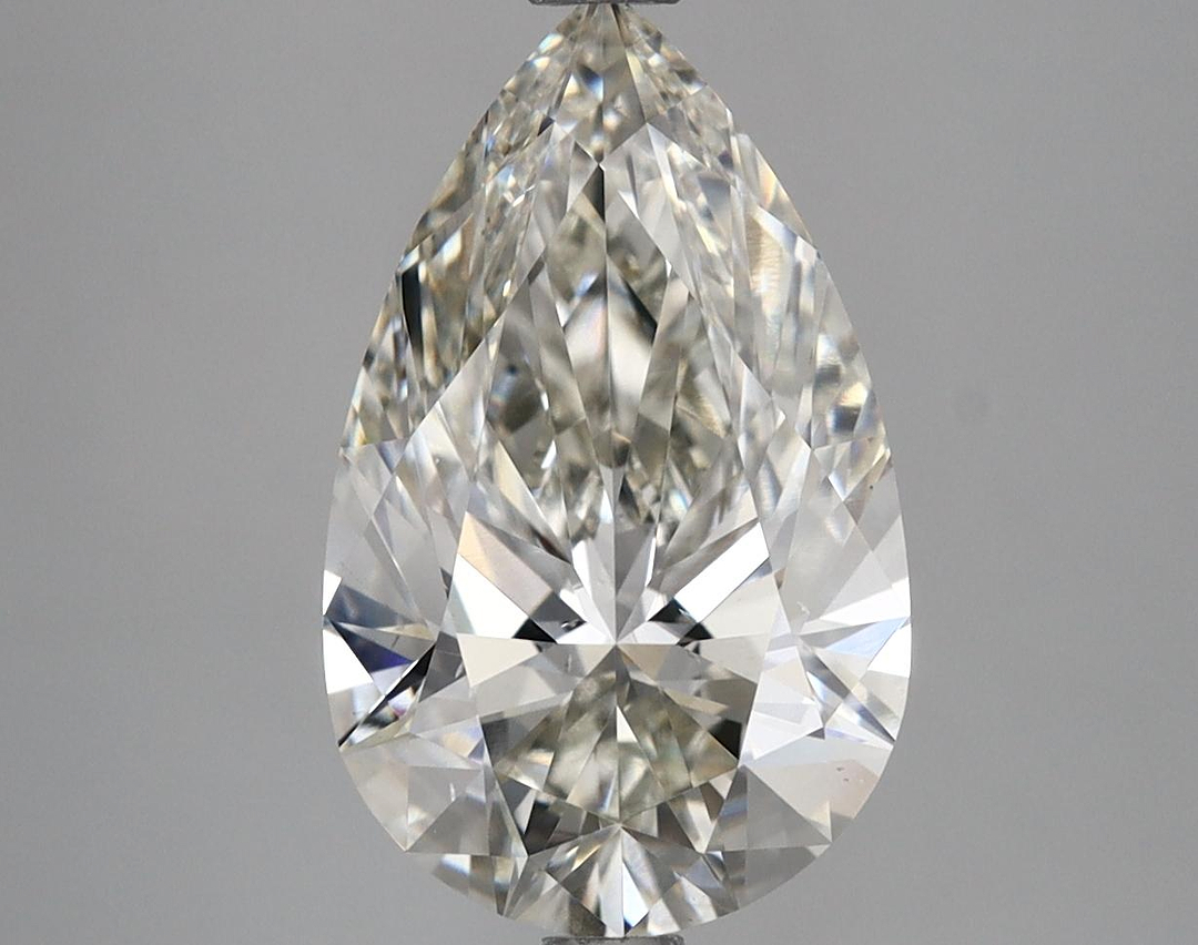 3.5 Carat Pear Shaped Ideal Cut VS2 IGI Certified Lab Grown Diamond