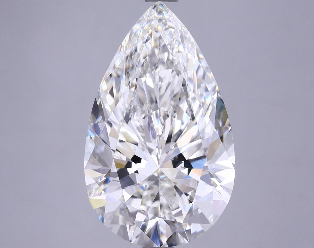 4.83 Carat Pear Shaped Ideal Cut VS1 GIA Certified Lab Grown Diamond