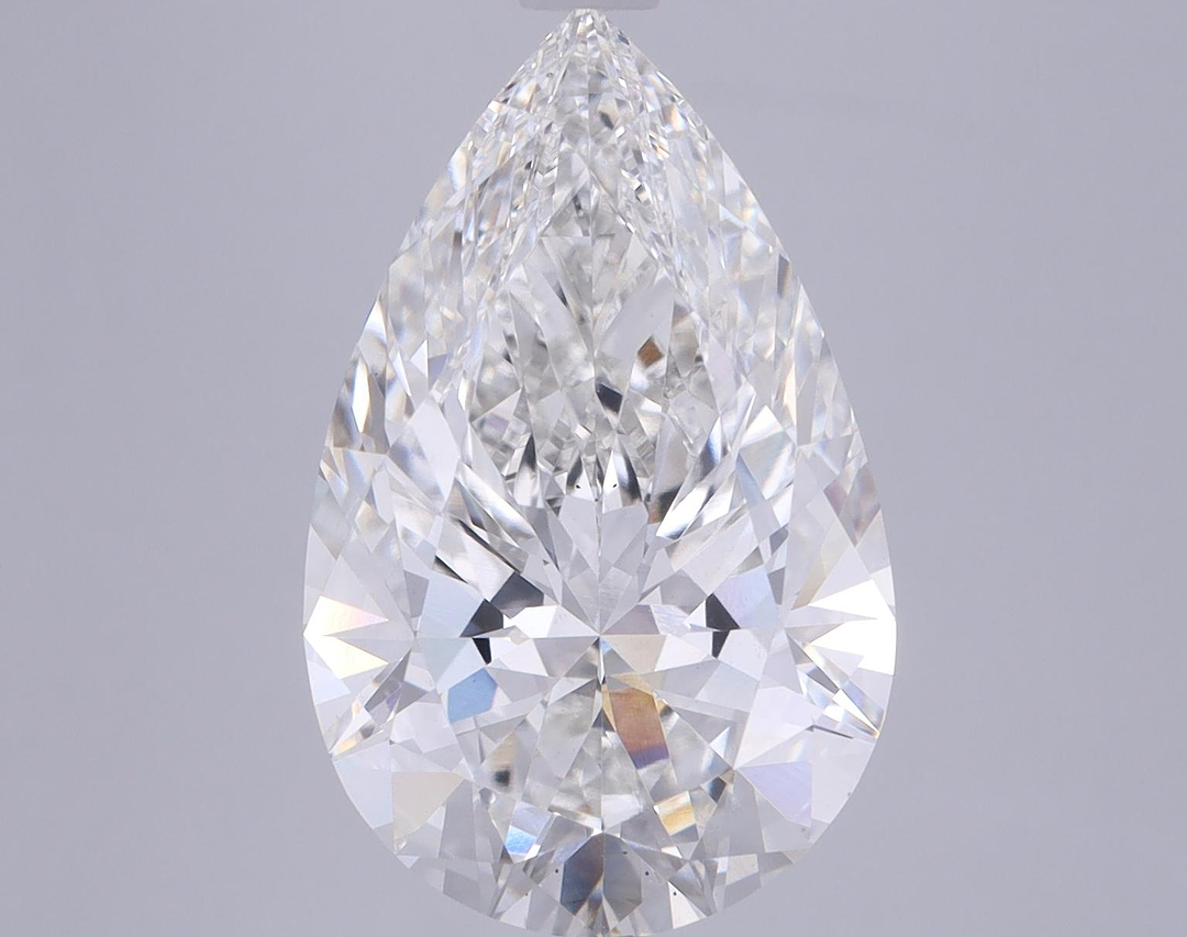 6.5 Carat Pear Shaped Ideal Cut VS2 GIA Certified Lab Grown Diamond