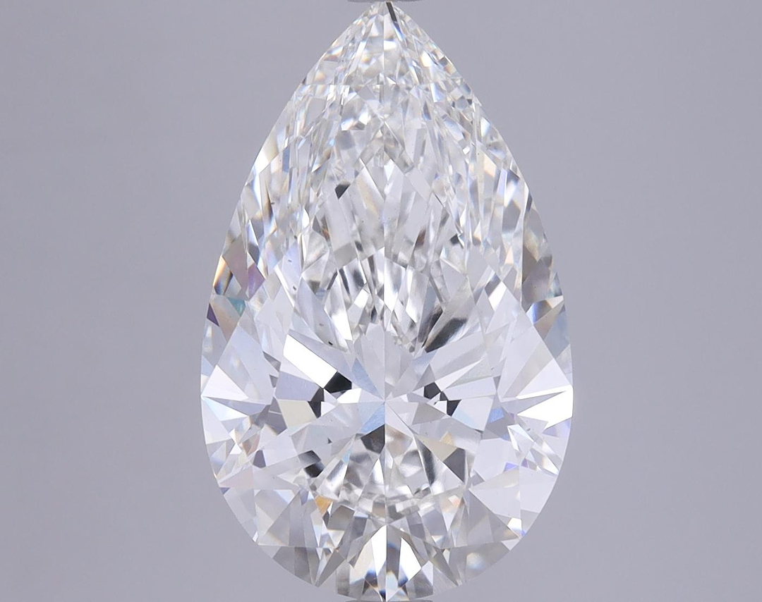 5.01 Carat Pear Shaped Ideal Cut VS1 GIA Certified Lab Grown Diamond