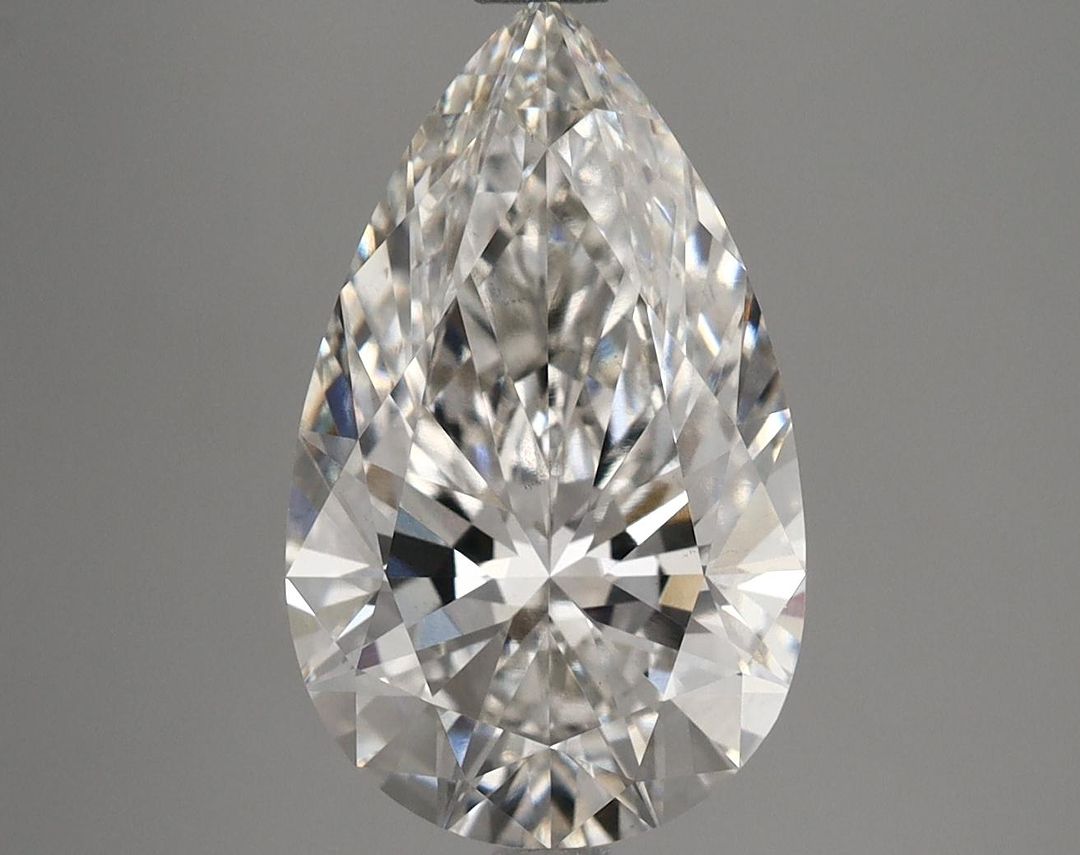 3.86 Carat Pear Shaped Ideal Cut VS2 IGI Certified Lab Grown Diamond