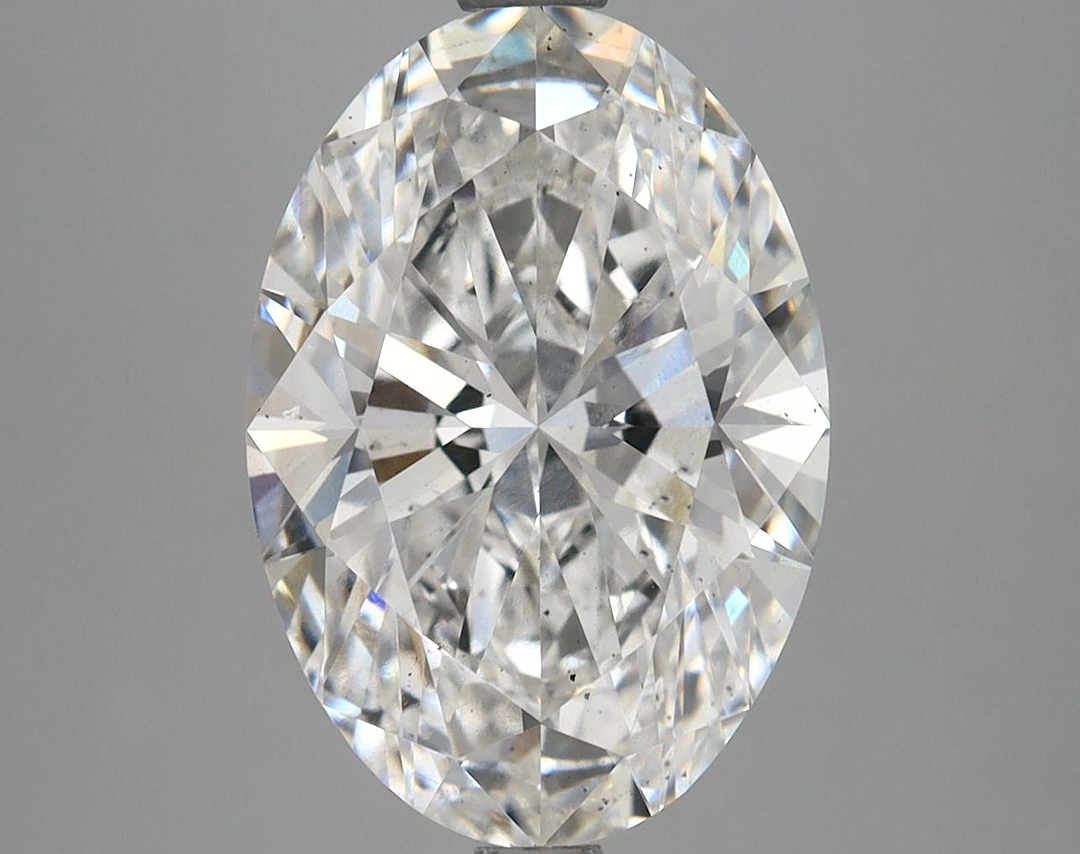 4.68 Carat Oval Shaped Ideal Cut SI1 IGI Certified Lab Grown Diamond