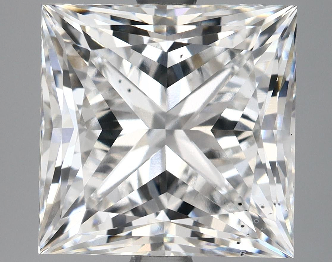 4.67 Carat Princess Shaped Ideal Cut VS2 IGI Certified Lab Grown Diamond