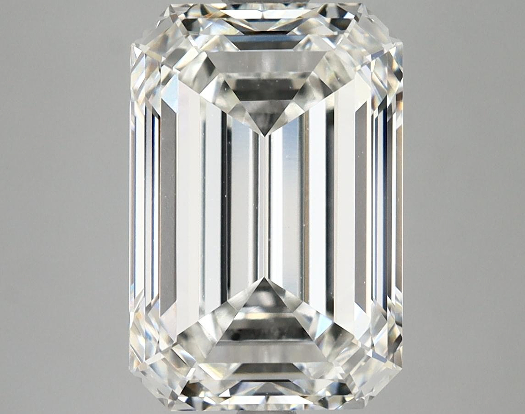 5.53 Carat Emerald Shaped Ideal Cut VVS2 IGI Certified Lab Grown Diamond