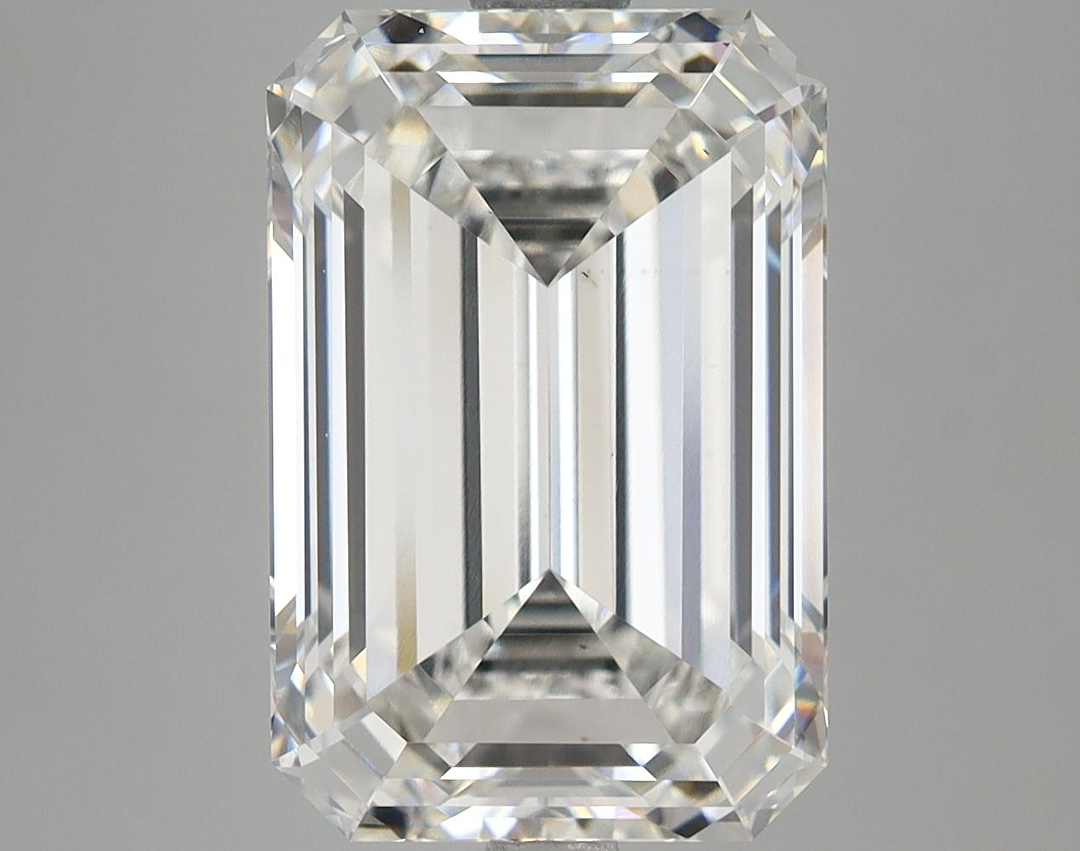 6.78 Carat Emerald Shaped Excellent Cut VS1 IGI Certified Lab Grown Diamond