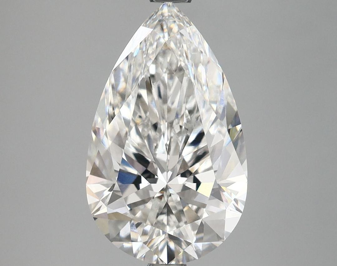 3.61 Carat Pear Shaped Ideal Cut VVS2 IGI Certified Lab Grown Diamond