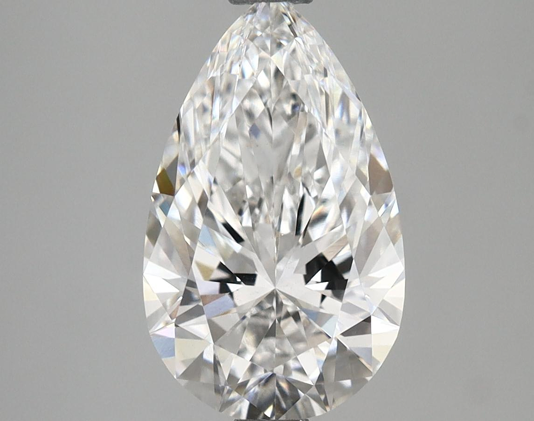 2.12 Carat Pear Shaped Ideal Cut VVS2 IGI Certified Lab Grown Diamond