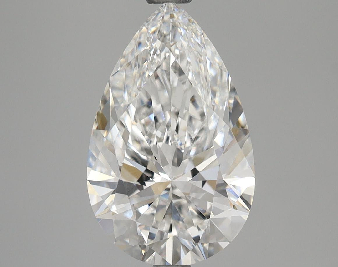 2.87 Carat Pear Shaped Ideal Cut VVS2 IGI Certified Lab Grown Diamond