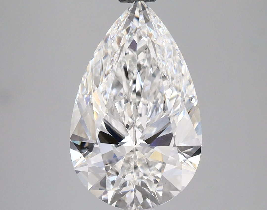 2.96 Carat Pear Shaped Ideal Cut VVS2 IGI Certified Lab Grown Diamond