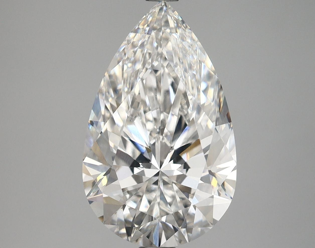 3.61 Carat Pear Shaped Ideal Cut VVS2 IGI Certified Lab Grown Diamond