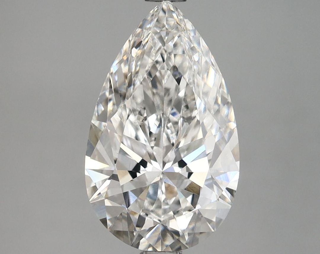 2.92 Carat Pear Shaped Ideal Cut VVS2 IGI Certified Lab Grown Diamond