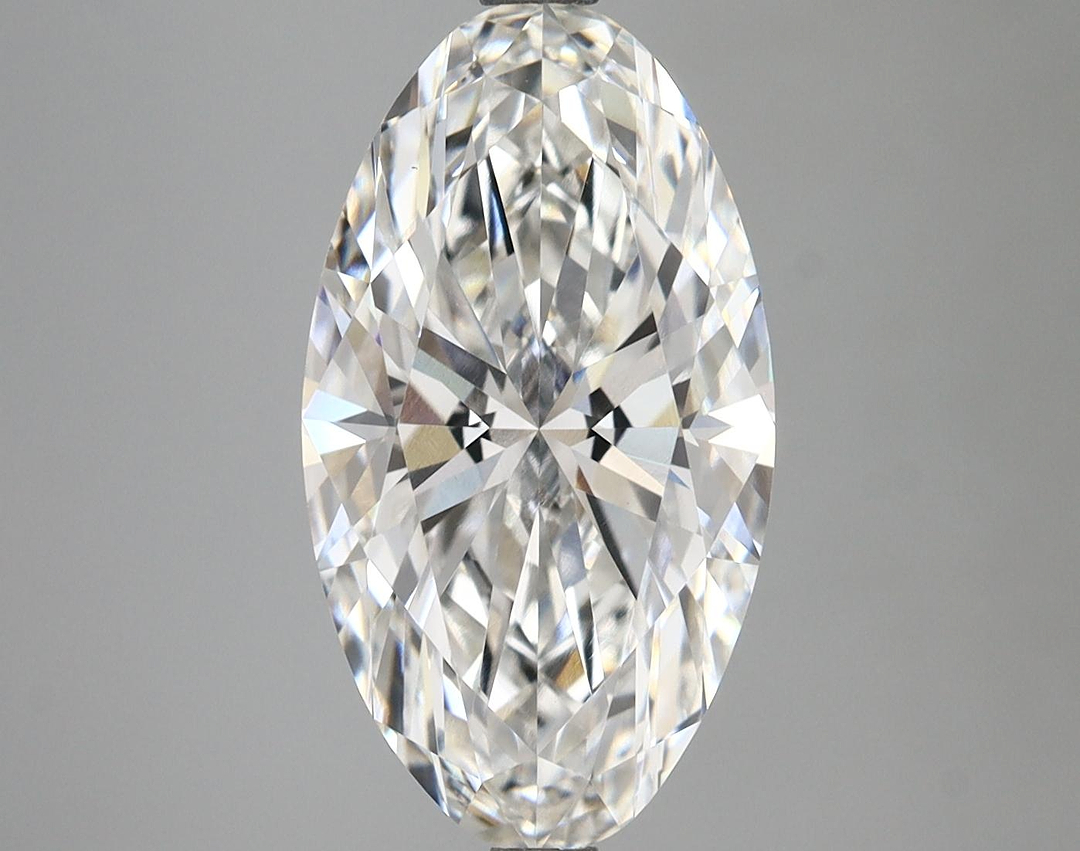 4.09 Carat Marquise Shaped Excellent Cut VVS2 IGI Certified Lab Grown Diamond