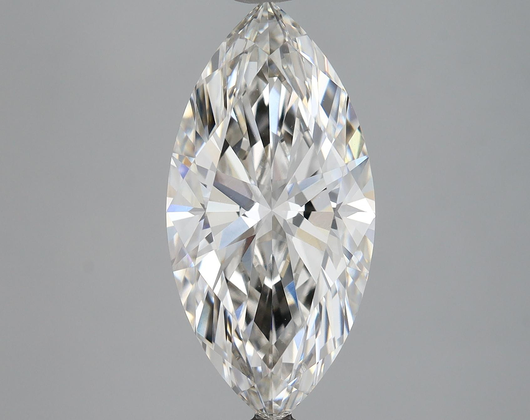 3.76 Carat Marquise Shaped Excellent Cut VVS2 GIA Certified Lab Grown Diamond