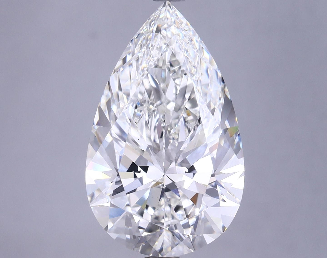 4.82 Carat Pear Shaped Ideal Cut VS1 GIA Certified Lab Grown Diamond