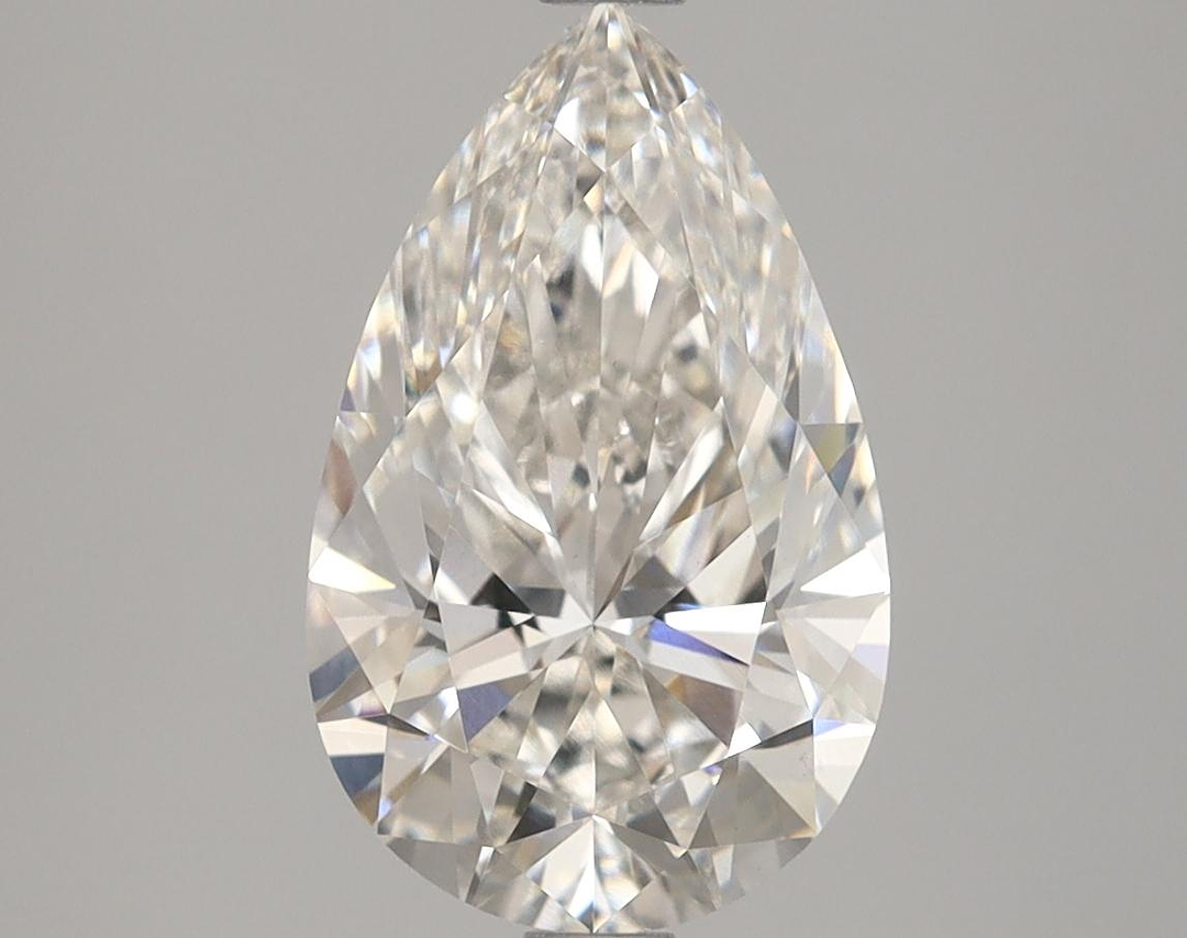 2.82 Carat Pear Shaped Ideal Cut VVS2 IGI Certified Lab Grown Diamond