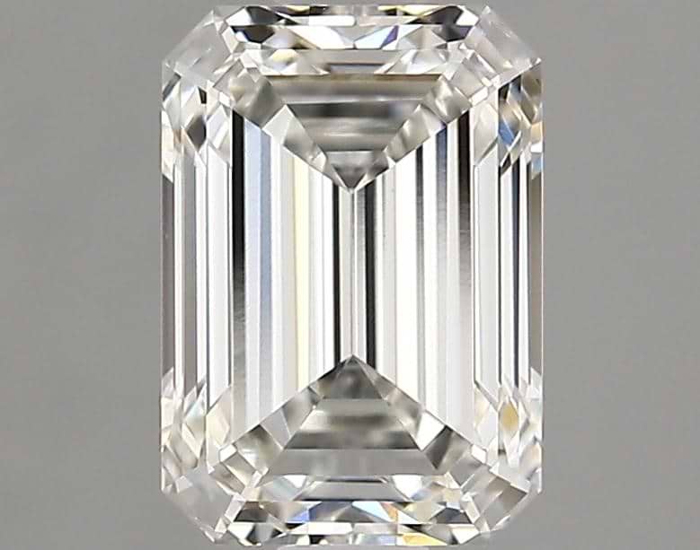 1.58 Carat Emerald Shaped Ideal Cut VS1 IGI Certified Lab Grown Diamond