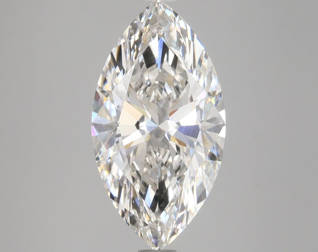 3.53 Carat Marquise Shaped Excellent Cut VVS2 IGI Certified Lab Grown Diamond
