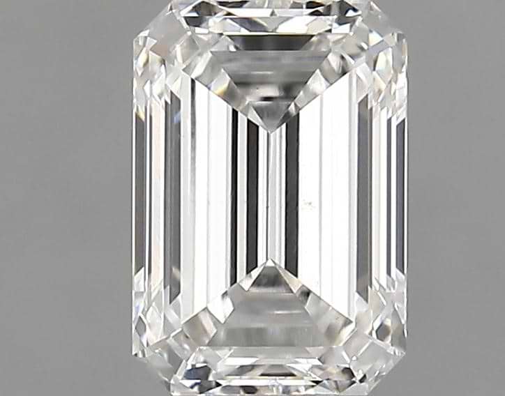 1.0 Carat Emerald Shaped Ideal Cut VS1 IGI Certified Lab Grown Diamond
