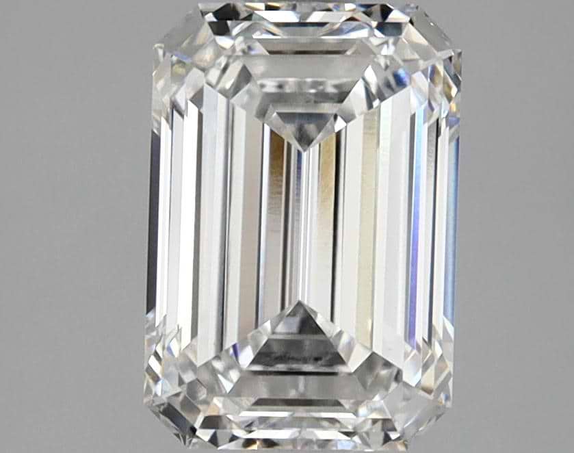 2.2 Carat Emerald Shaped Ideal Cut VS1 IGI Certified Lab Grown Diamond