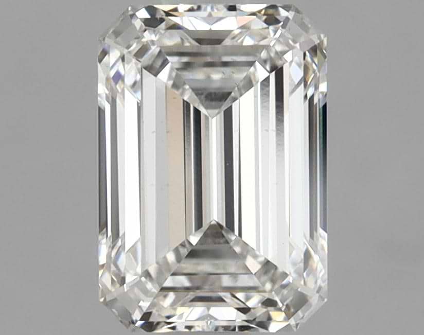 1.54 Carat Emerald Shaped Ideal Cut VS1 IGI Certified Lab Grown Diamond